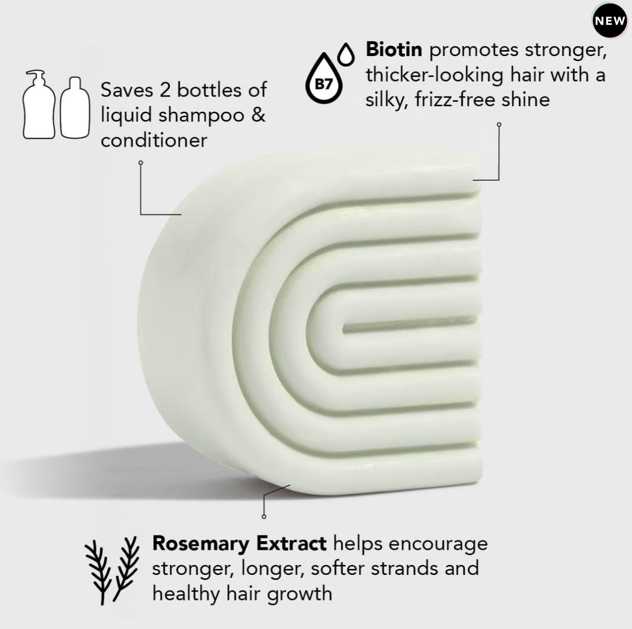Kitsch Rosemary & Biotin Conditioner Bar