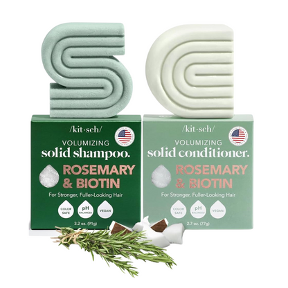 Kitsch Rosemary & Biotin Shampoo & Conditioner Combo Pack