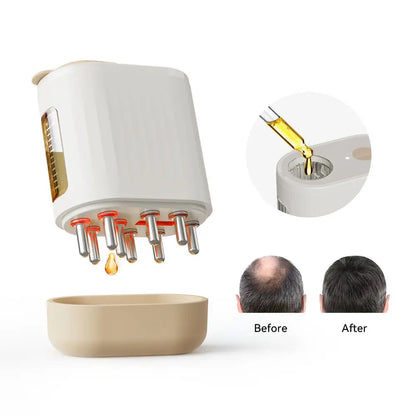 Red Light Therapy Hair Oil Applicator